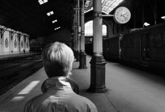 René Magritte kommt mit dem Zug, Lisboa 1980